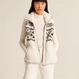 Abercrombie & Fitch Cinched Cocoon Vest SMALL New!